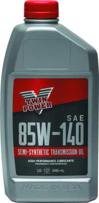 Twin Power 85W140 Semi-Synthetic Transmission Lube – Quart – Powersports Maintenance