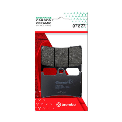 Brembo OE Powersports Yamaha Tmax Carbon Ceramic Front Brake Pad Part 07077