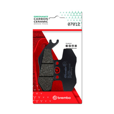 Brembo OE Powersports Front Brake Pad for Aprilia Etx, Aprilia MX, Piaggio Hexagon, and Piaggio Skipper