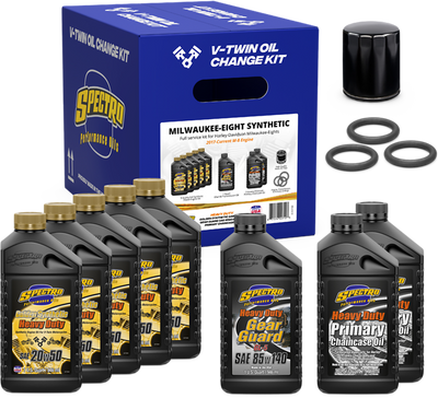Spectro V Twin Full Oil Service Kit M8 Synthetic - Part 311474