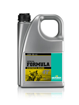 Motorex Formula Motor Oil 4T 15W-50 - 4 Quart Container