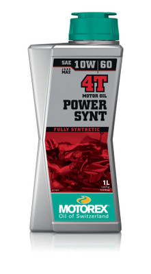 Motorex Power Synt Oil 10W60 4T - High-Performance Synthetic Motorcycle Engine Oil