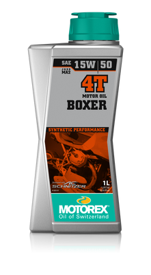 MOTOREX Boxer Oil 15W50 4T Engine Oil - 1 Liter (Part Number 308240)