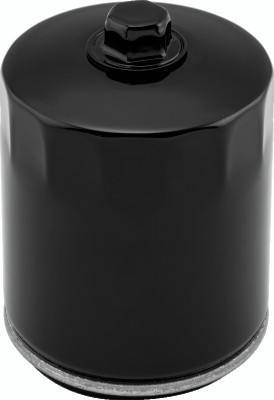 Twin Power M8 Black Oil Filter with Nut – Replacement for Harley-Davidson 63798-99