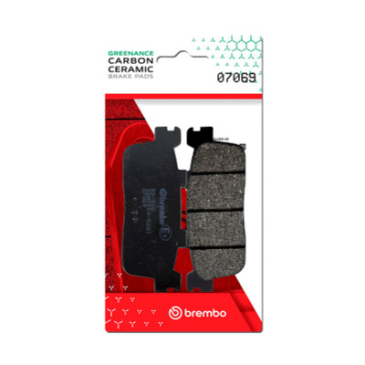 Brembo OE Powersports Kymco and Peugeot Carbon Ceramic Rear Brake Pad – Durable and Reliable Performance
