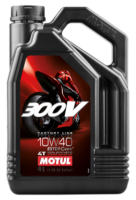 Motul 300V Competition Synthetic Oil 4T 10W-40 - 1 Liter