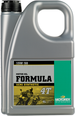 MOTOREX Formula Synthetic Blend 4T Engine Oil - 15W-50 - 4L 306183