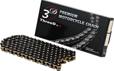 EK 520 L3D - Drive Chain - 120 Links - Black/Gold 520L3D-120KG