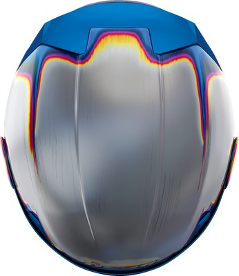 ICON Airframe Pro™ Helmet Reentry Silver 3XL - Advanced Motorcycle Helmet with Modular Liner and Fog-Free Shield