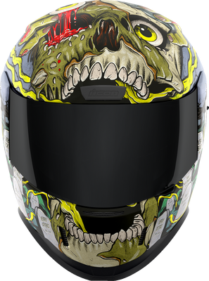 ICON Airform™ Dead Serious MIPS Helmet - Black, Medium with Dropshield and Fog-Free Shield