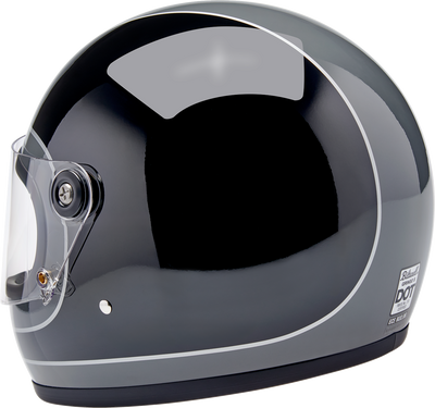 BILTWELL Gringo S Tracker Helmet - Gloss Storm Gray/Black, Medium (Part #1003-562-503)