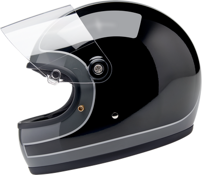 BILTWELL Gringo S Tracker Helmet - Gloss Storm Gray/Black, Medium (Part #1003-562-503)