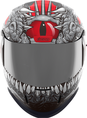 ICON Airform™ Kryola Kreep MIPS Helmet – Silver, Large | Injection Molded Polycarbonate Shell and Advanced Ventilation