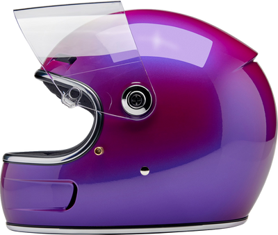 BILTWELL Gringo SV Helmet - Metallic Grape 2XL - Impact-Resistant Motorcycle Helmet with Adjustable Ventilation and Anti-Fog Shield