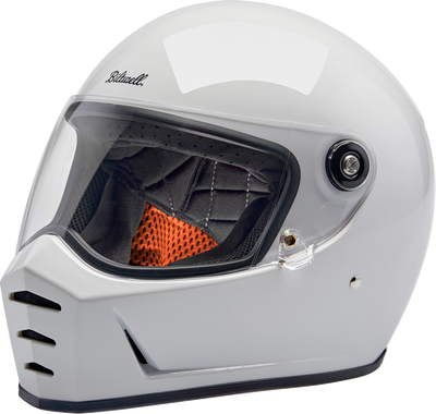 BILTWELL Lane Splitter Helmet - Gloss White 2XL - Part 1004-104-506
