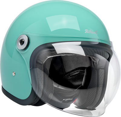 BILTWELL Tahoe™ Helmet - Solid Gloss Mint Julep, Small (Part Number 1008-188-502)