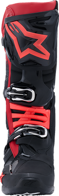 Alpinestars Tech 10 Boots Black/Red US 13 / EU 48 - Advanced Motocross Footwear