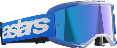 Alpinestars GOGGLES Vision 5 Blaze Blue Mirror Lens - Part Number 5102125-7271
