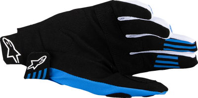 Alpinestars Techstar MX Gloves - Black/Blue, Small (Part Number 3560125-17-S)