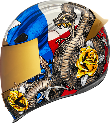 ICON Airframe Pro™ Helmet Tejas Libre 3XL - Advanced Motorcycle Helmet with Ventilation and Shield System