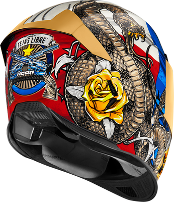 ICON Airframe Pro™ Helmet Tejas Libre 3XL - Advanced Motorcycle Helmet with Ventilation and Shield System