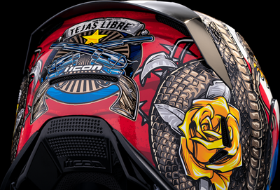 ICON Airframe Pro™ Helmet Tejas Libre 3XL - Advanced Motorcycle Helmet with Ventilation and Shield System