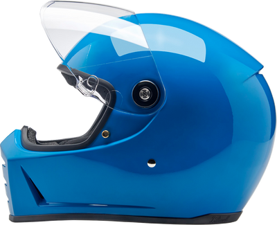 BILTWELL Lane Splitter Helmet - Gloss Tahoe Blue XS (Part #1004-129-501)