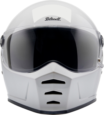 BILTWELL Lane Splitter Helmet - Gloss White Medium (Part No. 1004-104-503)