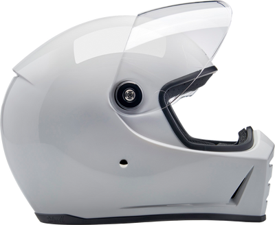 BILTWELL Lane Splitter Helmet - Gloss White Medium (Part No. 1004-104-503)