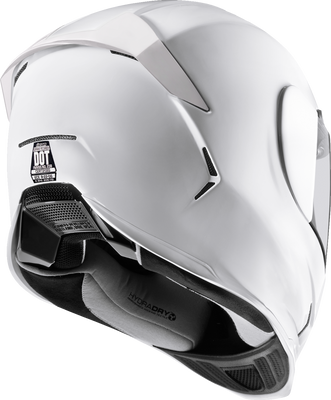 ICON Airframe Pro™ Helmet - Solid Gloss White 3XL - Lightweight Composite Shell with Fog-Free Shield and Modular Liner