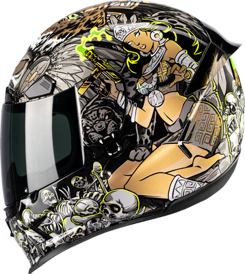 ICON Airframe Pro™ Helmet - Aztec Nine Gold - 2XL by ICON, Part Number 0101-19171