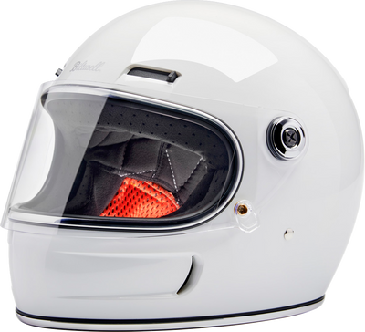 BILTWELL Gringo SV Helmet - Gloss White – Medium (Part Number: 1006-104-503)