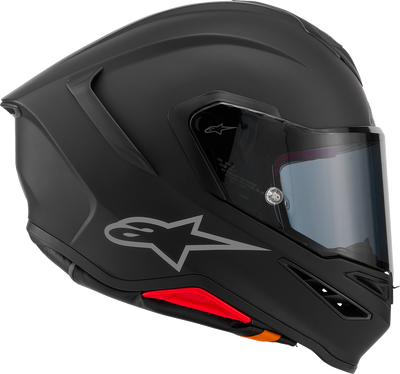 Alpinestars Supertech R7 Helmet 2XL - Matte Black with Advanced Safety and Aerodynamic Design