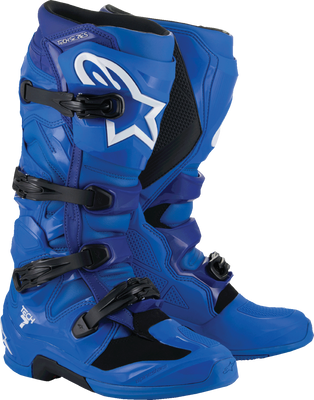 Alpinestars Tech 7 Boots Blue US 10 / EU 44.5 - Superior Off-Road Performance and Protection