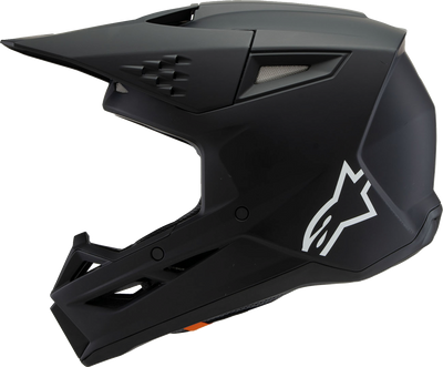 Alpinestars Youth SM3 Helmet - Solid Matte Black, Small (Part #8302225-110-YS)