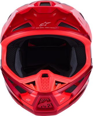 Alpinestars SM7 Helmet - Core Gloss Red, Medium (Part #8301826-3127-M)
