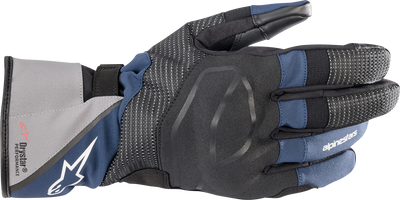 Alpinestars Andes V3 Drystar® Gloves - Black/Dark Blue, Medium (Part #3527521-1267-M)