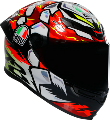 AGV K6 S Bezzecchi 2024 XL Motorcycle Helmet with Advanced Ventilation and Safety Features
