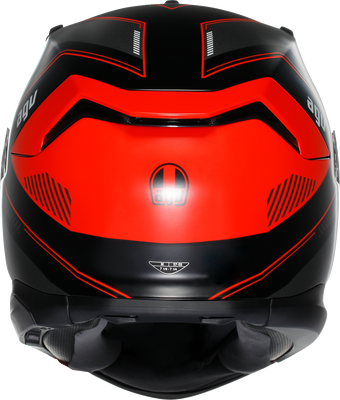 AGV K7 Helmet Kyber Matte Black/Red Medium - High-Performance Motorcycle Helmet with Advanced Ventilation and Safety Features