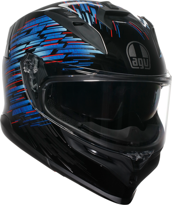 AGV K7 Genisys Helmet - Black, Blue, Gray | Medium (Part 2118399004-011-M)