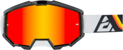 Answer Apex 3 Youth Goggles Sunset and Black – High-Performance Powersports Eyewear with Mirrored Lenses