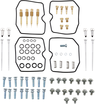 PARTS UNLIMITED Kawasaki 26-1724 Carburetor Repair Kit - Complete Diaphragm and Gasket Set