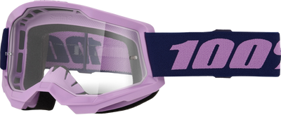 100-Percent Strata 2 Goggle with Purple Clear Lens (Part #50027-10025)