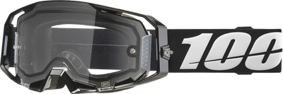 100-PERCENT Armatic Enduro Moto Goggle with Clear Lens – High Impact Ultra HD Lens & Quick-Release System