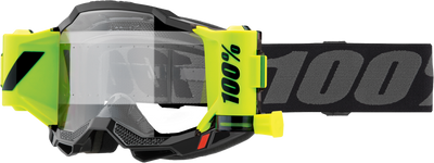 100-Percent Accuri 2 Forecast Goggle with Black Frame and Clear Lens – Superior Mud-Specific Vision