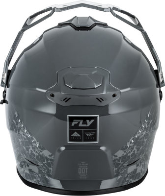 Fly Racing Trekker Granite Helmet Grey for Youth - XS