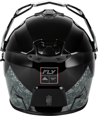 Fly Racing Trekker Granite Helmet Black/Grey - Model 73-70412X