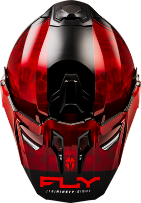 Fly Racing Trekker CW Conceal Helmet Dual Shield Red/Black XL – DOT & ECE Approved Motorcycle Helmet