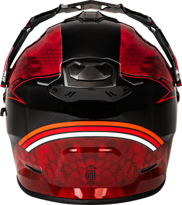 Fly Racing Trekker CW Conceal Helmet Dual Shield Red/Black - Part 73-313582X
