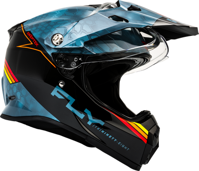 Fly Racing Trekker Kryptek Conceal Helmet Slate/Black/Red X-Small